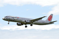 OE-LET @ LOWL - Niki Airbus A321-211 on final approach to RWY26 - by Janos Palvoelgyi