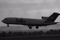 N204FE @ BIL - FedEx 727 touching down @ BIL - by Daniel Ihde