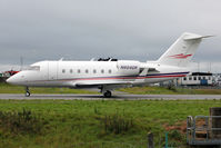 N604GR @ EGGW - 2001 Bombardier CL-600-2B16, c/n: 5478 at Luton - by Terry Fletcher
