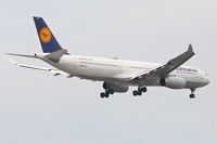 D-AIKH @ KORD - Lufthansa Airbus A330-343X, DLH436 arriving from EDDL/Dusseldorf, RWY 10 approach KORD. - by Mark Kalfas