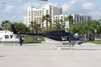 N313AP - Bell 206B leaving Heliexpo Orlando
