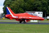 XX264 @ EGBP - back tracking up the runway after its display at the Cotswold Airshow - by Chris Hall