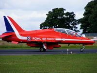 XX266 @ EGBP - back tracking up the runway after its display at the Cotswold Airshow - by Chris Hall