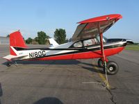 N180C @ KAXN - Cessna 180 Skywagon on the line. - by Kreg Anderson