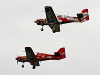 G-RNRS @ EGBP - Power Aerobatics Ltd Bulldog's G-ULHI & G-RNRS displaying at the Cotswold Airshow - by Chris Hall