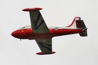 G-BVEZ @ EGBP - Newcastle Jet Provost Company's T3 displaying at the Cotswold Airshow - by Chris Hall