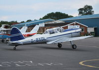 G-BXGL @ EGTB - Chipmunk Ex RAF Serial WZ884 at Wycombe Air Park. - by moxy