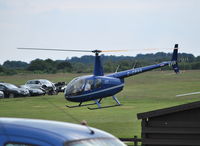 G-CPHA @ EGTB - Robinson R44 Raven II at Wycombe Air Park - by moxy