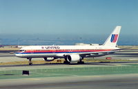 N536UA @ SFO - 536 when the colors were bight and beautiful. - by Bill Larkins