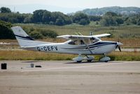 G-CEFV @ EGFH - Visiting Cessna Skylane. - by Roger Winser