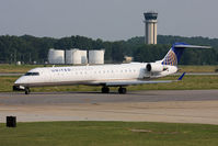 N513MJ @ ORF - United Express (Mesa Airlines) N513MJ in new United colors taxiing to RWY 23 for departure to Washington Dulles Int'l (KIAD) as ASH3725. - by Dean Heald