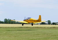 G-ATVW @ X2RY - returning to its home base at Rayne Hall Farm from the Air Britain fly-in at North Weald - by Chris Hall
