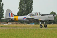 G-BCEY @ EGSX - G-BCEY (WG465), 1951 De Havilland DHC-1 Chipmunk 22, c/n: C1/0515 at North Weald - by Terry Fletcher