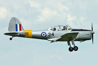 G-AOSF @ EGSX - G-AOSF (WB571), 1950 De Havilland DHC-1 CHIPMUNK 22, c/n: C1/0023 at North Weald - by Terry Fletcher