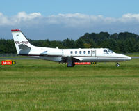 CS-DHP @ EGPH - Net jets Citation bravo arrives at EDI - by Mike stanners