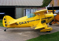 G-OKAY @ EGSL - Privately owned - by Chris Hall