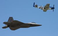 N351DT @ LAL - Crazy Horse II with F-22 - by Florida Metal
