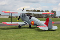 G-BZJV @ EGBR - Casa 1-131E Srs 1000 Jungmann at Breighton Airfield in April 2011. - by Malcolm Clarke