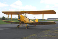 G-AOIS @ EGBR - De Havilland DH-82A Tiger Moth at Breighton Airfield in April 2011. - by Malcolm Clarke