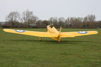 G-AKAT @ EGBR - Miles M15A Hawk Trainer 3 at Breighton Airfield in March 2011. - by Malcolm Clarke