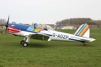 G-AOZP @ EGBR - De Havilland DHC-1 Chipmunk 22 at Breighton Airfield in March 2011. - by Malcolm Clarke