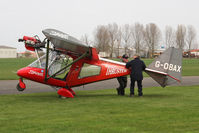 G-OBAX @ EGBR - Thruster T600N JAB at Breighton Airfield in March 2011. - by Malcolm Clarke