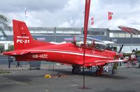 HB-HZC @ LFPB - Pilatus PC.21 at the Aerosalon 2011, Paris - by Ingo Warnecke
