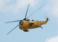 ZH543 - Off airport. Sea King rescue helicopter of 22 Squadron RAF displaying at the Wales National Airshow, Swansea Bay, Wales, UK. - by Roger Winser