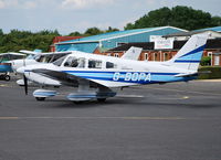 G-BOPA @ EGTB - Cherokee Archer II, ex N43299 at Wycombe Air Park. - by moxy