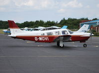 G-MOVI @ EGTB - Piper Saratoga SP at Wycombe Air Park. - by moxy