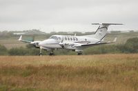 G-WVIP @ EGFH - Capital Air Charter's Super King Air departing. - by Roger Winser