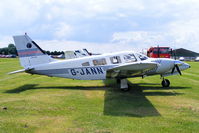 G-JANN @ EGBT - visitor to Turweston for the British F1 Grand Prix at Silverstone - by Chris Hall