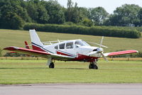G-DSFT @ EGBT - visitor to Turweston for the British F1 Grand Prix at Silverstone - by Chris Hall