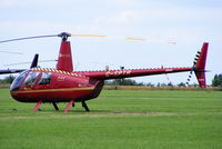 G-SPTR @ EGBT - being used for ferrying race fans to the British F1 Grand Prix at Silverstone - by Chris Hall