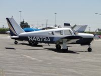N4672J @ POC - Parked in the northside parking area for Howard Aviation - by Helicopterfriend