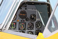 N515SA @ KIOW - Panel of the rear cockpit.