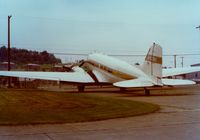 N300BG @ SWF - Douglas DC-3 N300BG at Stewart International Airport, Newburgh, NY - circa 1970's - by scotch-canadian