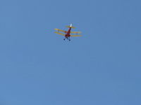 N131BZ @ SZP - 1961 Bucker JUNGMANN 131, Lycoming O-320 conversion, takeoff climb Rwy 22 - by Doug Robertson
