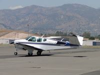 N988RR @ POC - Parked in transient parking - by Helicopterfriend