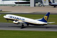 EI-DHO @ EGGP - Ryanair B737 departing from RW27, taken from the control tower - by Chris Hall