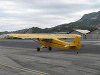 N23266 @ SZP - 1939 Piper J3C-65 CUB, Continental A&C65 65 Hp, taxi to Rwy 22 - by Doug Robertson