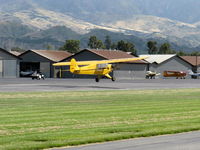 N23266 @ SZP - 1939 Piper J3C-65 CUB, Continental A&C65 65 Hp, landing Rwy 04 - by Doug Robertson
