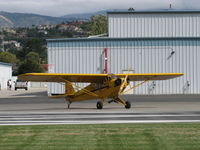 N23266 @ SZP - 1939 Piper J3C-65 CUB, Continental A&C65 65 Hp, taking the active - by Doug Robertson