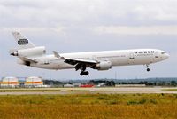 N269WA @ EDDP - Final approach of a 20 years old veteran of the skys.... - by Holger Zengler