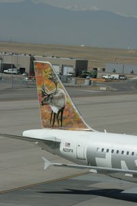N201FR @ DEN - Taken at Denver International Airport, in March 2011 whilst on an Aeroprint Aviation tour - by Steve Staunton