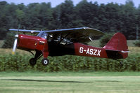 G-ASZX @ EBDT - Diest Aero Club oldtimer fly-in 2002 - by Joop de Groot