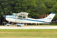 C-GXDO @ OSH - 1962 Cessna 182E, c/n: 18253855 arriving at 2011 Oshkosh - by Terry Fletcher
