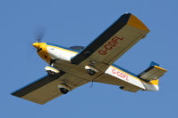 G-CDFL @ EGBR - Zenair CH-601UL taking off from Breighton Airfield's Wings & Wheels Weekend, July 2011. - by Malcolm Clarke