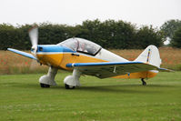 G-BBDV @ X5FB - Sipa 903 taxies out for take-off at Fishburn Airfield, July 2011. - by Malcolm Clarke