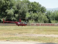 N569BC @ AJO - Honestly, I'm not hovering, I'm trying out my Off Road oil product - by Helicopterfriend
